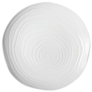 Тарелка мелкая;  фарфор;  D=16,5см;  белый