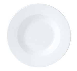 Блюдо круглое глубокое «Симплисити Вайт»; материал: фарфор; 450 мл; диаметр=270, высота=35 мм; белый