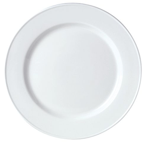 Блюдо круглое «Симплисити Вайт»; материал: фарфор; диаметр=33.5 см.; белый