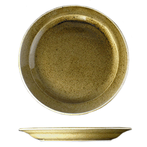 Блюдо «Кантри Стайл»; материал: фарфор; диаметр=31, высота=3 см.; зеленый