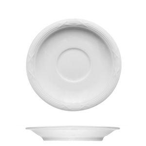 Блюдце «Штутгарт»; материал: фарфор; диаметр=9 см.; белый