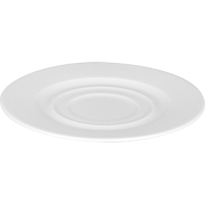 Блюдце «Это Рома»; материал: фарфор; диаметр=15.5 см.; белый