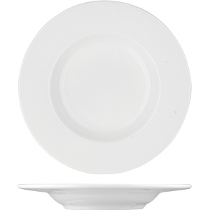 Блюдце «Монако Вайт»; фарфор; D=16.5см; белый