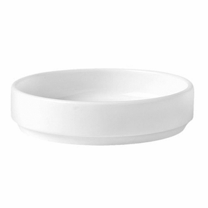 Салатник «Монако Вайт»; материал: фарфор; 105 мл; диаметр=10, высота=2.5 см.; белый
