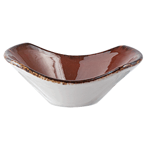 Салатник для комплимента «Террамеса мокка»; материал: фарфор; 80 мл; диаметр=11.2, высота=4.5, длина=11.5, ширина=9 см.; темно-коричневая