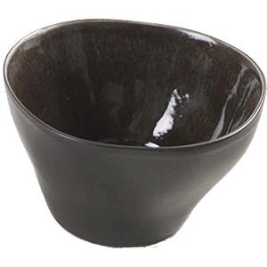 Салатник «Пьюр»; керамика; D=7.5,H=4.5см; серый