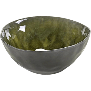 Салатник «Пьюр»; керамика; D=16, H=6.8см; зеленый