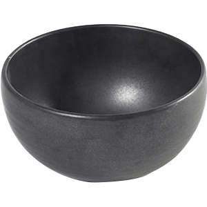 Салатник «Пьюр»; керамика; D=14.5,H=7см; черный