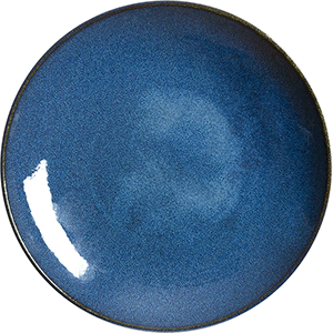 Салатник;  фарфор;  D=26,H=4см;  синий