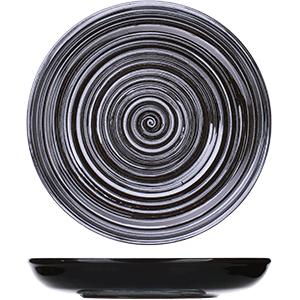 Миска «Маренго»; керамика; D=18,H=3см; коричневый 