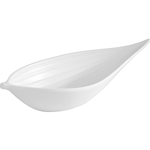 Салатник для комплимента «Мини Лиф»; пластик; 50мл; H=3,L=14.5,B=6см; белый