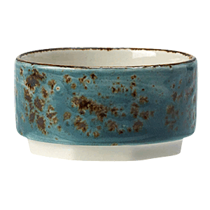 Соусник «Крафт»; материал: фарфор; 55 мл; диаметр=60, высота=32 мм; синий