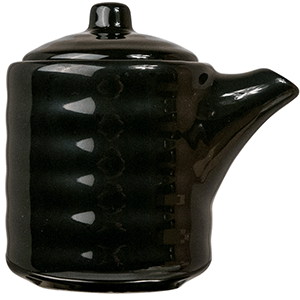 Соусник-бутылка «Кунстверк»; материал: фарфор; 150 мл; высота=8.9 см.; цвет: черный