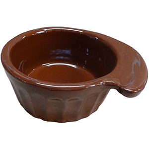 Кокотница «Ностальгия»; керамика; 200мл; D=120,H=43мм; коричневый 