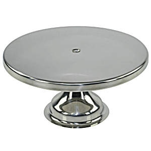 Подставка для торта; сталь; диаметр=32, высота=16 см.; металлический