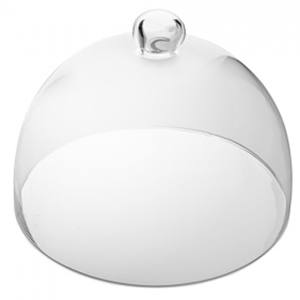 Крышка для тортовницы «Сан Марко»; стекло; диаметр=16, высота=14 см.