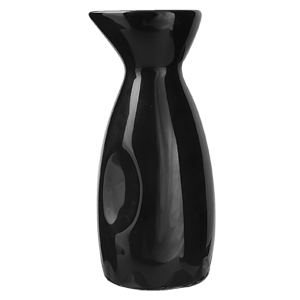 Бутылка для саке «Кунстверк»; материал: фарфор; 140 мл; диаметр=5, высота=12 см.; цвет: черный