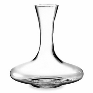 Декантер «Карафс»; хрустальное стекло; объем: 1 литр; диаметр=72, высота=220, ширина=210 мм; прозрачный