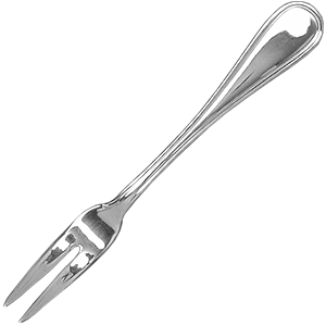 Вилка для улиток «Ансер»; сталь нержавеющая; длина=143/51, ширина=4 мм; металлический