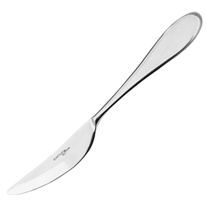 Нож столовый «Осло»; сталь нержавеющая; длина=235/110, ширина=4 мм; металлический