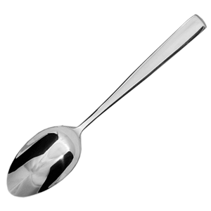 Ложка десертная «Атлантис Бейсик»; сталь нержавеющая; L=185/65,B=3мм