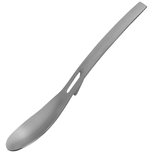 Ложка для комплимента «Тапас»; сталь нержавеющая; длина=12/5, ширина=0.1 см.; металлический