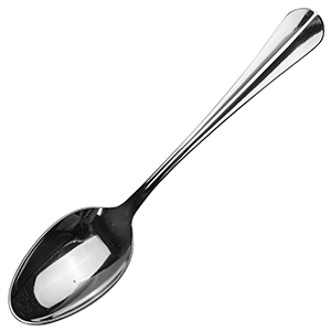 Ложка столовая «Эко Багет»; сталь; длина=195/70, ширина=3 мм; металлический
