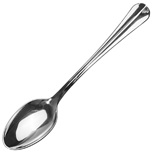 Ложка чайная «Эко Багет»; сталь; длина=140/45 мм; металлический