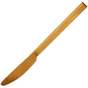 Нож десертный;  сталь нержавеющая;  ,L=19см;  золотой