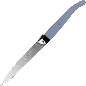 Нож для стейка; сталь нержавейка,пластик; L=11/22.5,B=1.5см; серый