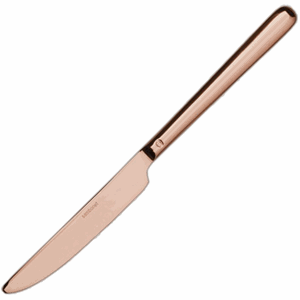 Нож столовый «Линеа»;  сталь нержавеющая;  ,L=23,6см;  медный