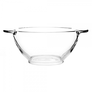 Супница, Бульонница (бульонная чашка); стекло; 560 мл; диаметр=13, высота=7 см.; прозрачный