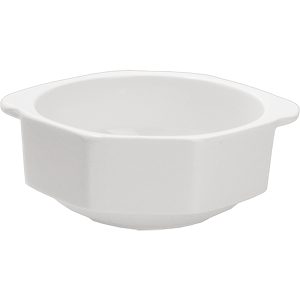 Супница, Бульонница (бульонная чашка) «Кунстверк»; материал: фарфор; 260 мл; диаметр=10, высота=4.5 см.; белый