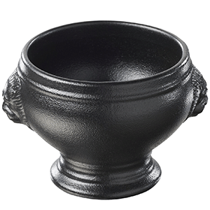 Бульонная чашка «Лион»; фарфор; 450мл; D=12.5,H=9.6см; черный