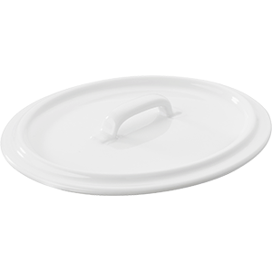 Крышка для бульонной чашки артикул005566; материал: фарфор; белый