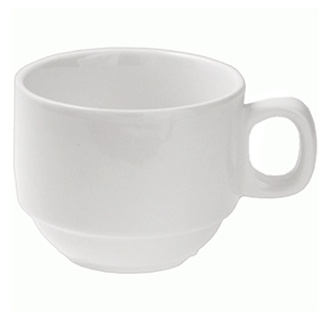 Чашка кофейная «Кунстверк»; материал: фарфор; 90 мл; диаметр=6, высота=4.5, длина=9 см.; белый