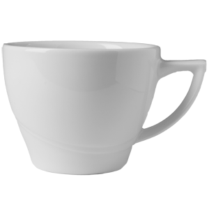 Чашка кофейная «Атлантис»; материал: фарфор; 100 мл; диаметр=7, высота=5, длина=9.5, ширина=7 см.; белый