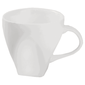 Чашка кофейная «Кунстверк»; материал: фарфор; 80 мл; диаметр=6.1, высота=6.6, длина=8 см.; белый