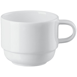 Чашка кофейная «Неве»; костяной фарфор ; 220мл; белый
