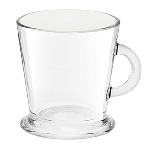 Чашка кофейная «Робаст» [2шт]; стекло; 180мл; прозрачное 