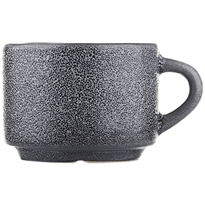 Чашка кофейная «Млечный путь»; фарфор; 80мл; черный