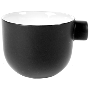 Чашка кофейная «Ловатт»; костяной фарфор; 100мл; D=6.9,H=5.5см; черный,черный