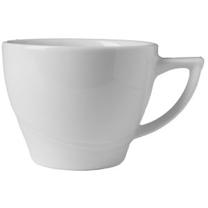 Чашка чайная «Атлантис»; материал: фарфор; 180 мл; диаметр=8.5, высота=6.8, длина=10, ширина=8.5 см.; белый
