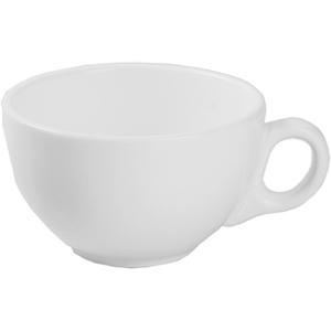 Чашка чайная «Кунстверк»; материал: фарфор; 240 мл; диаметр=9.9, высота=5.2, длина=12 см.; белый
