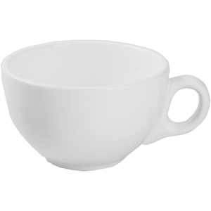 Чашка чайная «Кунстверк»; материал: фарфор; 280 мл; диаметр=10.9, высота=5.3, длина=13 см.; белый