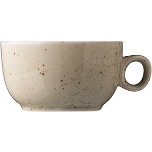 Чашка чайная «Лайфстиль»; фарфор; 220мл; песочный