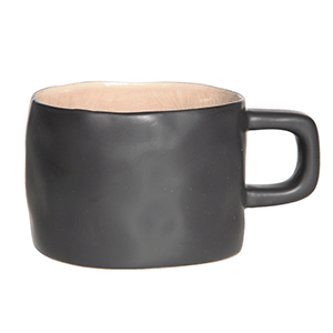 Чашка «Лагуна»; керамика; 230мл; коричневый ,бежевый цвет 