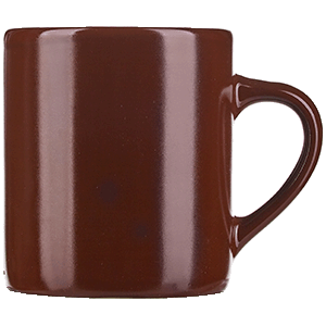 Кружка «Шоколад»; фарфор; 400мл; D=9,H=10см; темно-коричневая