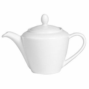 Чайник «Симплисити вайт-Хармони»; материал: фарфор; 850 мл; диаметр=15.5, высота=17.5, длина=26 см.; белый