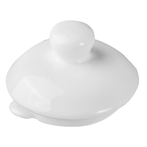 Крышка для чайника «Кунстверк»; материал: фарфор; 500 мл; диаметр=6.7 см.; белый